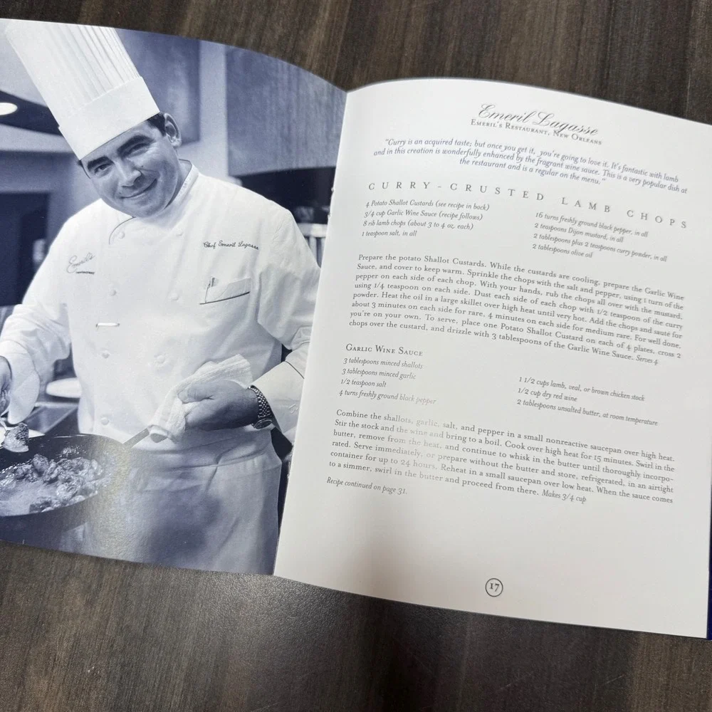 Williams Sonoma‎ Great American Chefs Cookbook Recipes Culinary